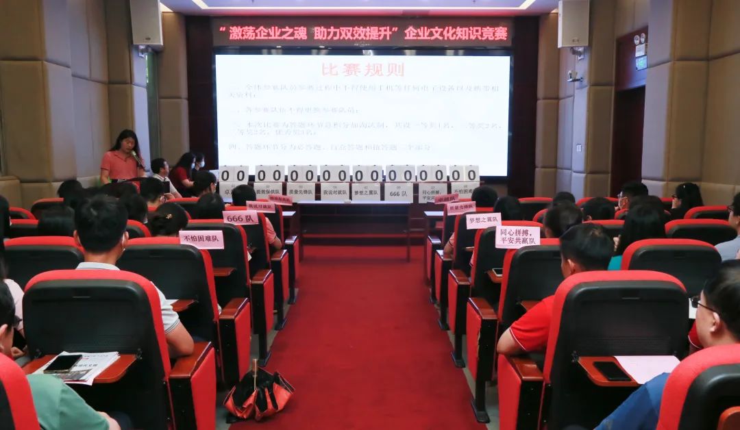 激荡企业之魂 助力双效提升——白云山J9.COM公司成功进行企业文化知识较量