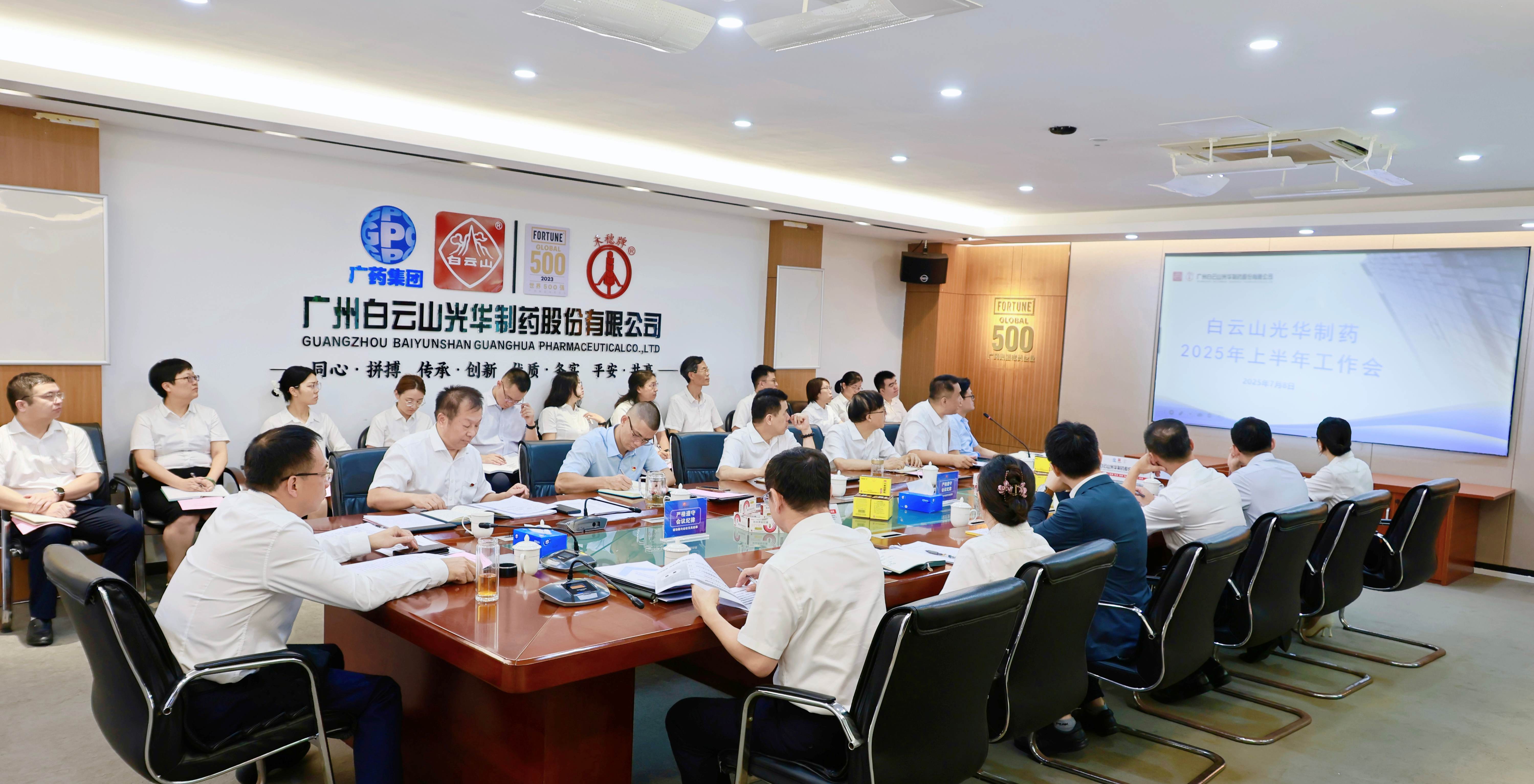 严实风格强根基 奋楫冲刺创新绩——白云山J9.COM造药召开2025年上半年工作会议